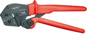 Crimping pliers for wire end ferrules, 0.25-6.0 mm², AWG 24-10, Knipex, 97 52 08