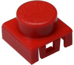 Cap, round, Ø 8 mm, (H) 3.5 mm, red, for short-stroke pushbutton KSA, Y330080400P