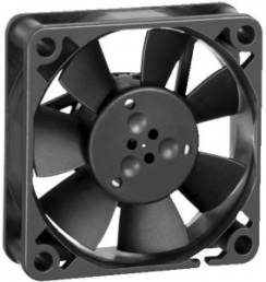 DC axial fan, 12 V, 50 x 50 x 15 mm, 20 m³/h, 30 dB, Sintec slide bearing, ebm-papst, 512 F/2