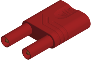 Ø 4 mm Short-circuit plug, red