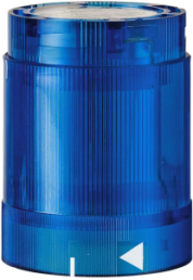 Permanent light element, Ø 52 mm, blue, 12-230 V AC/DC, BA15d, IP54