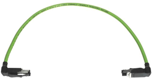 PVC data cable, Cat 5, PROFINET, 4-wire, AWG 22, green, 09470304004