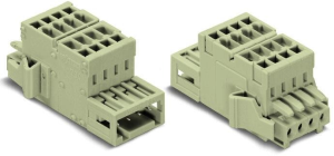 2-wire combination connector, 10 pole, pitch 3.5 mm, 0.08-1.5 mm², AWG 28-14, 10 A, spring-cage connection, 734-370/037-000
