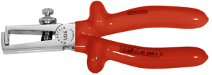 VDE-stripping pliers for Insulated solid wires, L 170 mm, 200 g, 13-806 VDE