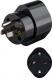 Mains adapter Europe > North America/Japan, 3-pole, black
