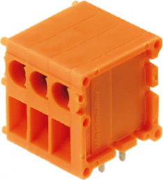 PCB terminal, 24 pole, pitch 5.08 mm, AWG 26-14, 10 A, screw connection, orange, 0595460000