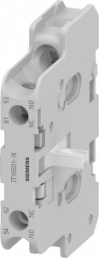 Auxiliary switch, 5.6 A, 1 Form A (N/O) + 1 Form B (N/C), screw connection, 3TY6501-1K