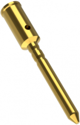 Pin contact, 0.75-1.5 mm², crimp connection, gold-plated, 44423189