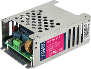Switching power supply, 12/5/-12 VDC, 6 A, 40 W, TPP 40-321M2