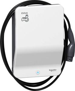 EVlink Smart Wallbox - 7.4 kW - Attached cable T2 - Key