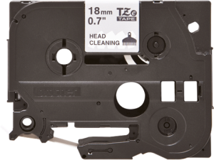 Cleaning cartridge, 18 mm, tape black, 5 m, TZE-CL4