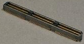 Pin header, 84 pole, pitch 0.8 mm, straight, black, 3-1658044-3