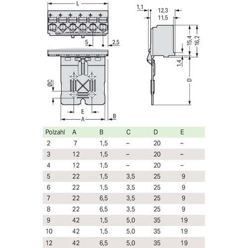 2092-1104/002-1000 WAGO PCB Connection Systems Image 2