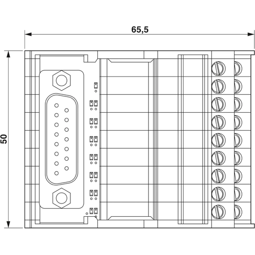 2322155 Phoenix Contact Transfer Modules for Mounting Rail Image 2