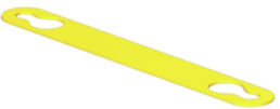 Polyethylene cable maker, inscribable, (W x H) 32 x 4.8 mm, max. bundle Ø 3.5 mm, yellow, 2006110000