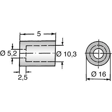 005.97.505 Ettinger Spacer Bolts Image 2