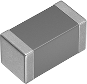 Ceramic capacitor, 1 µF, 35 V (DC), ±10 %, SMD 0603, X7R, C1608X7R1V105K080AE
