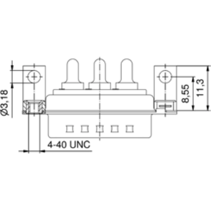 3005W5SXX73N20X CONEC D-Sub Connectors Image 2