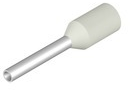 Insulated Wire end ferrule, 0.5 mm², 14 mm/8 mm long, white, 9004280000
