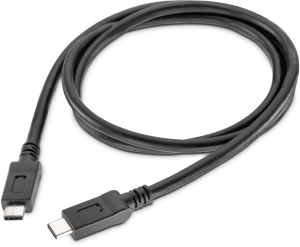 USB 3.1 adapter cable, micro-USB plug type B to USB plug type C, 1 m, black