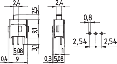 9076.0101 Marquardt Slide Switches and Coding Switches Image 2