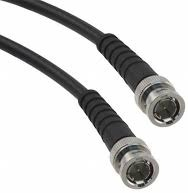 Coaxial Cable, BNC plug (straight) to BNC plug (straight), 75 Ω, RG-59, grommet black, 500 mm, 115101-20-M0.50
