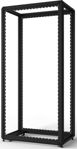 42 U cabinet rack, mobile, (H x W x D) 2000 x 600 x 1000 mm, steel, black gray, 20630-230