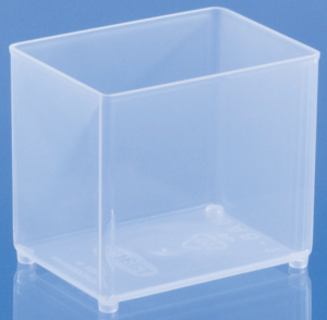 Compartment insert, transparent, (W x D) 55 x 79 mm, EINSATZ 80 BA8-1