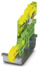 COMBI jack, push-in connection, 0.14-1.5 mm², 3 pole, 17.5 A, 6 kV, yellow/green, 3062139