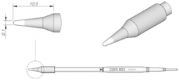Soldering tip, conical, Ø 1 mm, (L) 20 mm, C245803