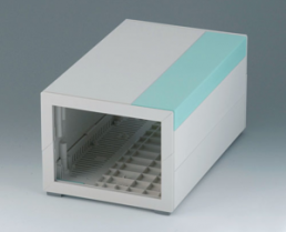 ABS enclosure, (L x W x H) 130 x 245 x 124 mm, gray white (RAL 9002), IP40, B2212215