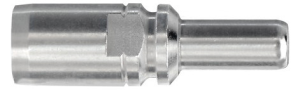Pin contact, 38 mm², axial screw connection, silver-plated, 09110006194