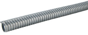 Protective hose, inside Ø 40 mm, outside Ø 45 mm, BR 100 mm, steel, galvanized, silver