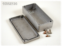 Aluminum die cast enclosure, (L x W x H) 176 x 80 x 42 mm, natural, IP68, 1590Z130