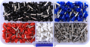Wire end ferrule assortment, insulated, 400 pieces, 22C482