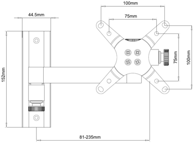 ICA-LCD-105BK EFB-Elektronik Monitor mount Image 2