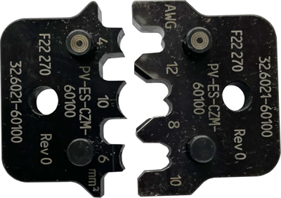 32.6021-60100 Stäubli Electrical Connectors Crimp Inserts and Compression Inserts