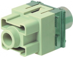 Socket contact insert, 1 pole, equipped, axial screw connection, 09140012767