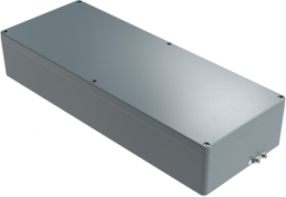 Aluminum EX enclosure, (L x W x H) 600 x 230 x 111 mm, gray (RAL 7001), IP66, 252360110