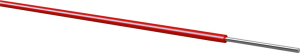 PVC-switching wire, Yv, red, outer Ø 1.1 mm