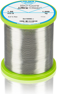 Solder wire, lead-free, Sn99.3CuNiGe, Ø 0.35 mm, 0.1 kg