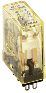 Power relay, 2 Form C (NO/NC), 24 V (DC), 750 Ω, 3 A, RY2S-ULDC24