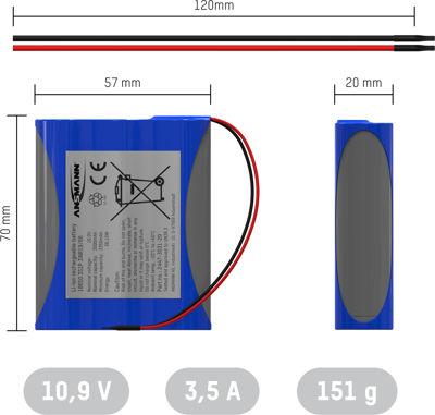 2447-3031-20 Ansmann Rechargeable Battery Packs Image 2