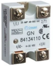 Solid state relay, 660 VAC, zero voltage switching, 4-32 VDC, 50 A, PCB mounting, 84134120