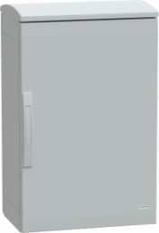 Control cabinet, (H x W x D) 750 x 500 x 320 mm, IP44, polyester, light gray, NSYPLAT753G