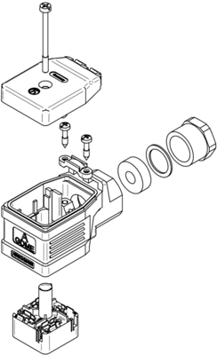 933030100 Hirschmann Automation and Control DIN Valve Connectors Image 2