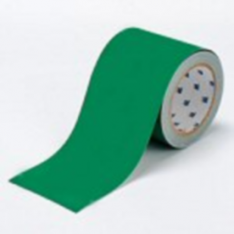 Floor marking tape, (L x W) 30 m x 101.6 mm, polyester, GREEN FLOOR TAPE 101,6 X 30