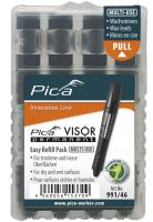 Replacement refills, permanent, black for marking pen, 991/46