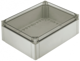 Polycarbonate enclosure, (L x W x H) 132 x 400 x 300 mm, light gray (RAL 7035), IP67, 9535760000