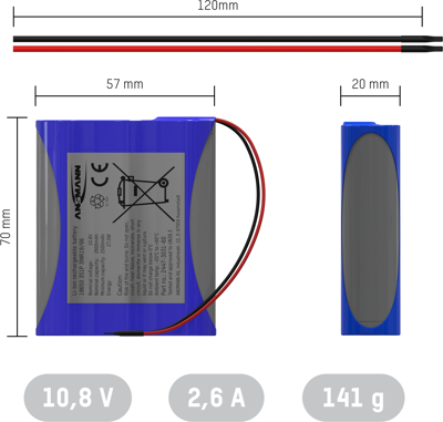 2447-3031-60 Ansmann Rechargeable Battery Packs Image 2
